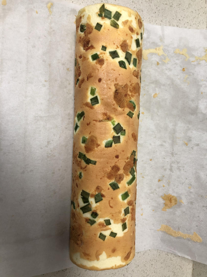 香葱肉松肥蛋糕卷～