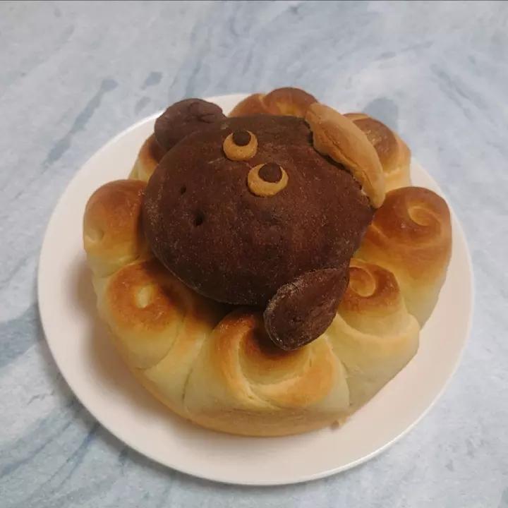 挤挤绵羊面包