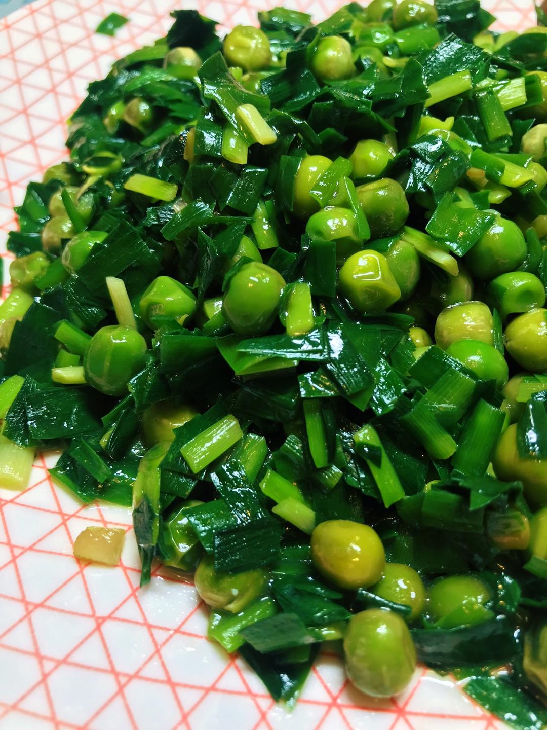 韭香豌豆「下饭素菜」的做法