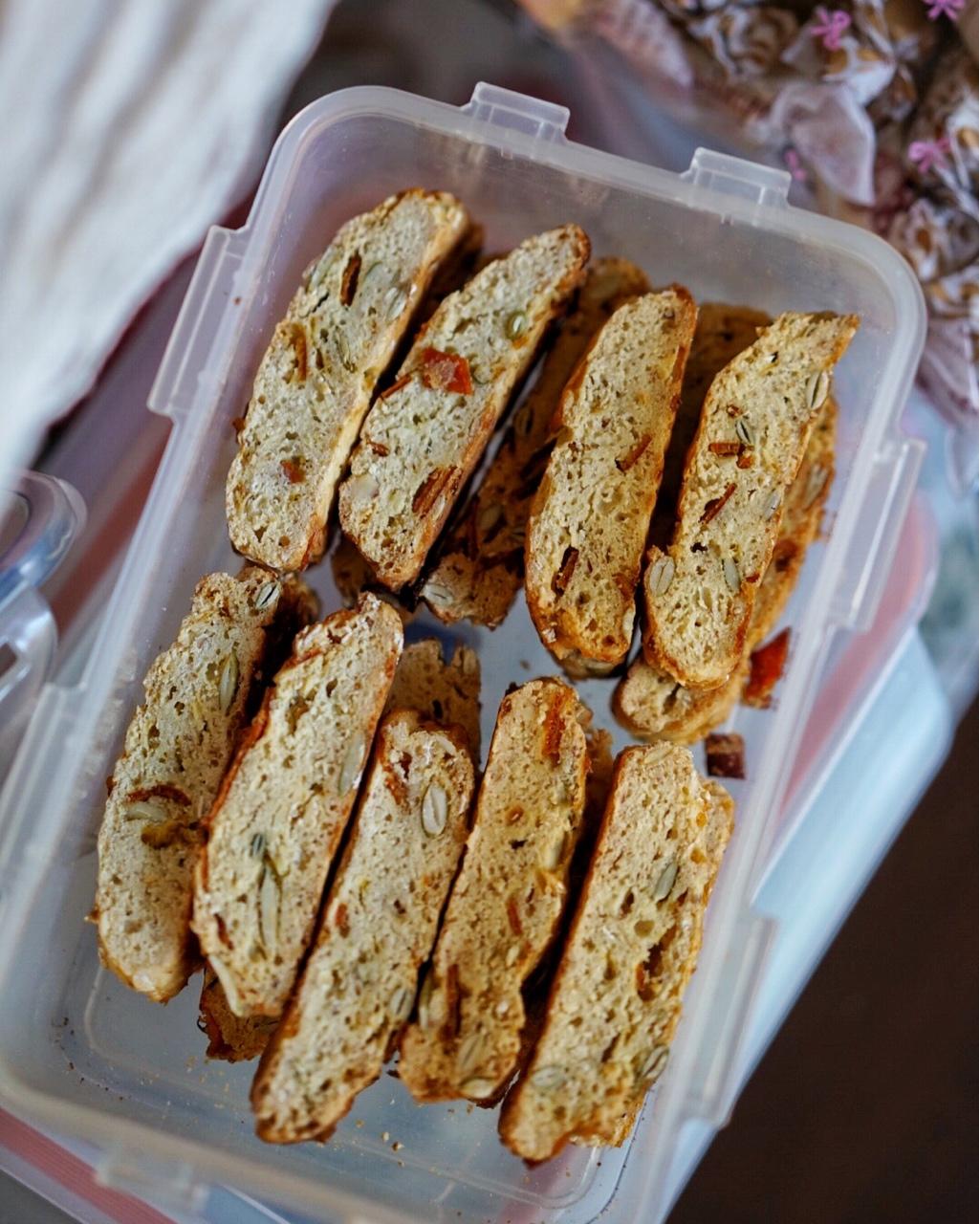 天然酵种橙香燕麦biscotti