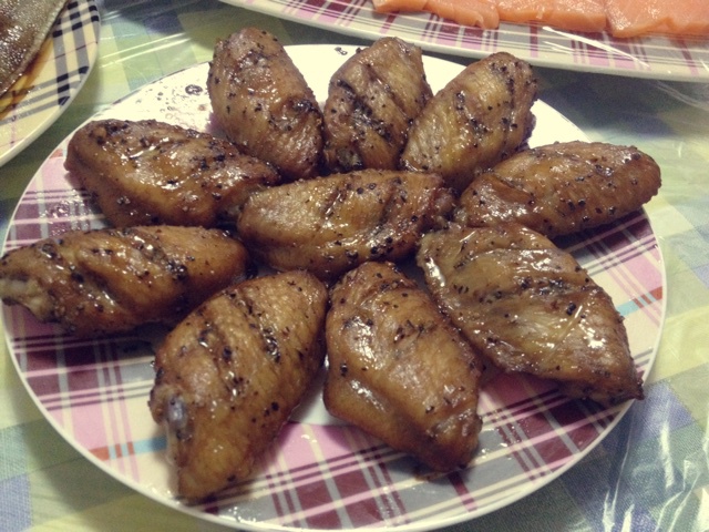 黑胡椒烤鸡翅
