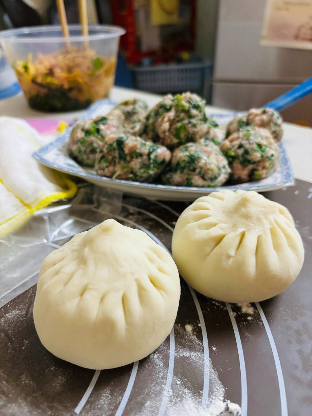 包子那点事——记录那些好吃的包子（小灯笼豆沙卷&豆沙包&香菇豆干素菜包&葱油花卷……）