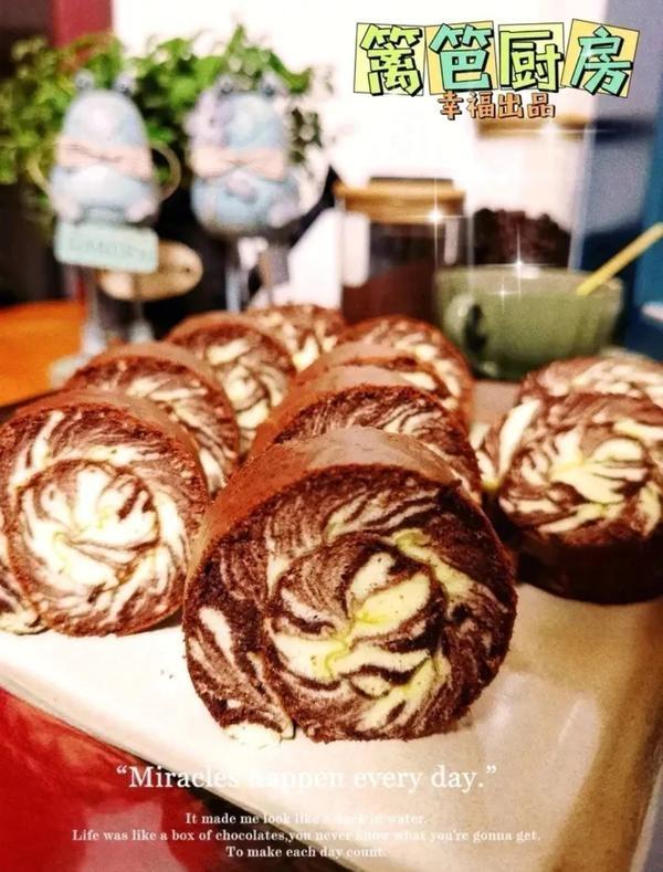 可可旋风蛋糕卷