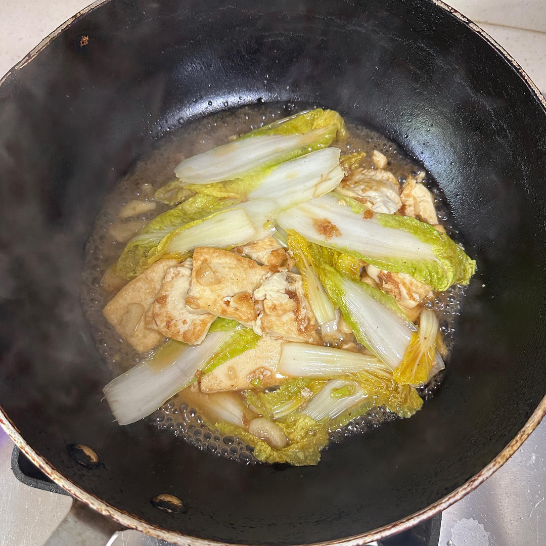 娃娃菜炖豆腐