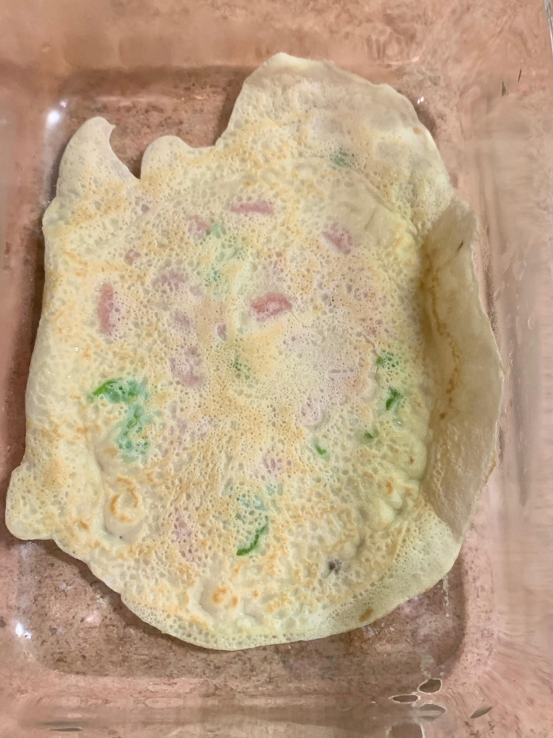 简单快手蔬菜鸡蛋煎饼