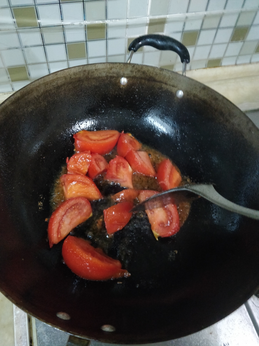 超浓郁的西红柿鸡蛋汤的做法 步骤8