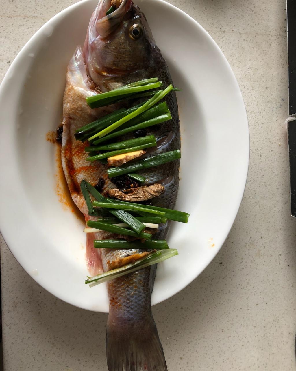 超入味清蒸鱼～清蒸鲈鱼桂花鱼（家常独创）