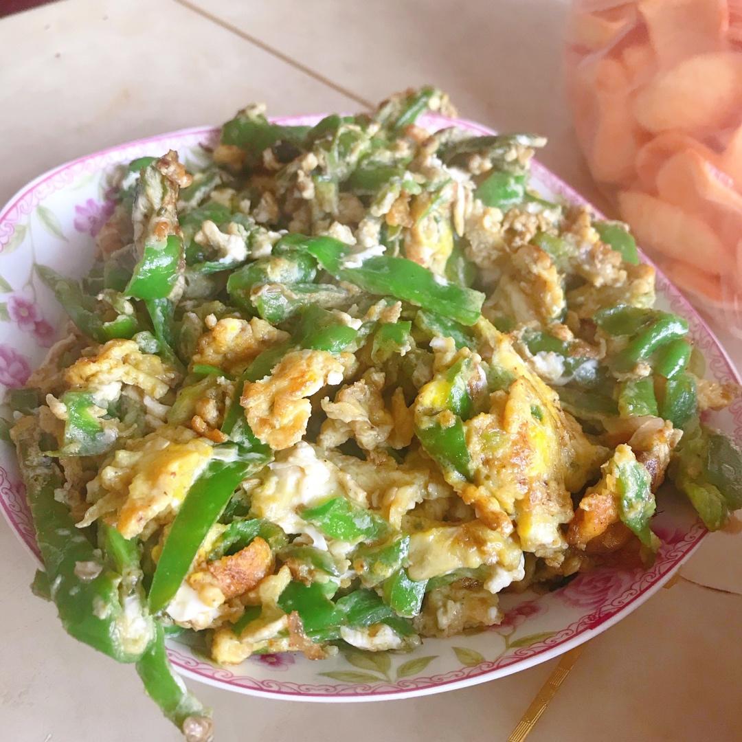 尖椒炒鸡蛋