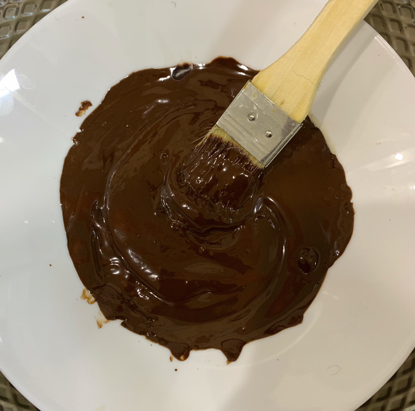 家庭版巧克力牛角包（无糖版）的做法 步骤11
