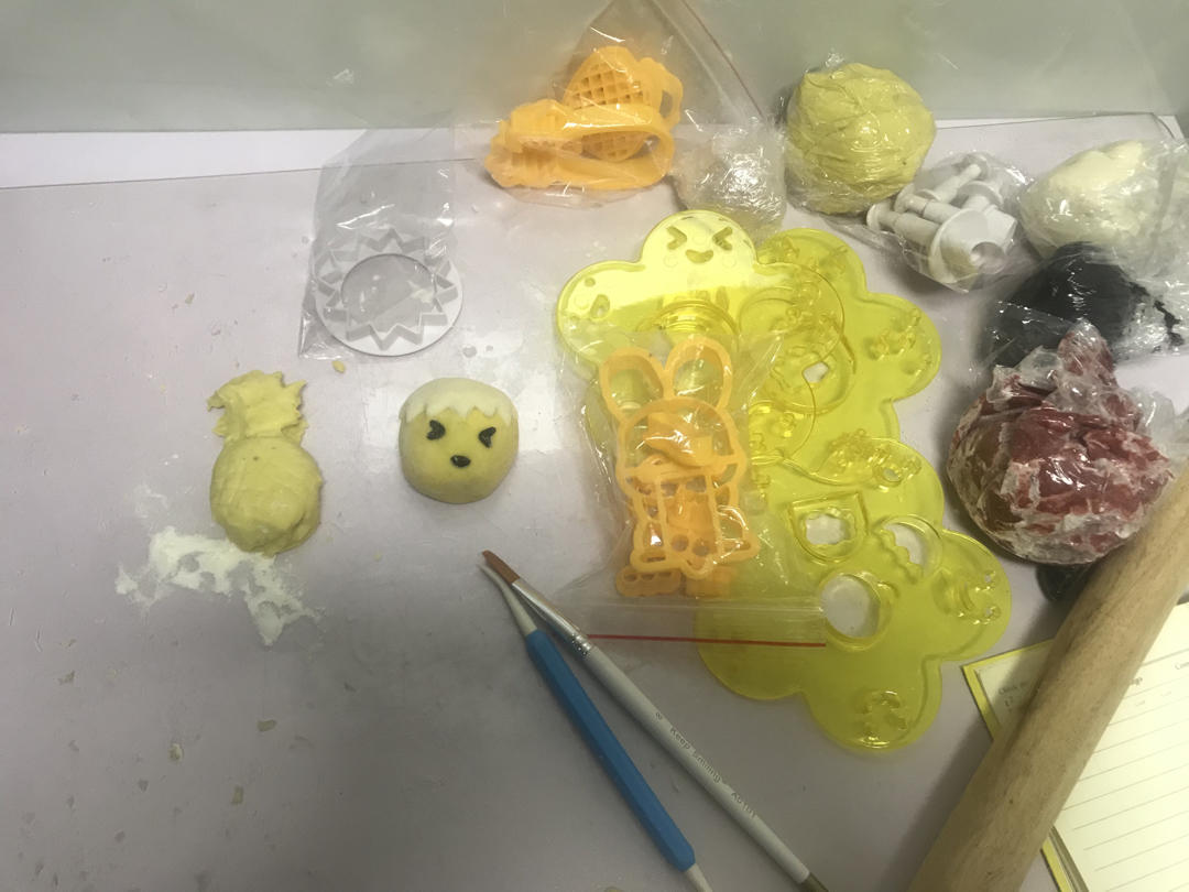 乐活教主的美食之——破壳小鸡卡通造型馒头