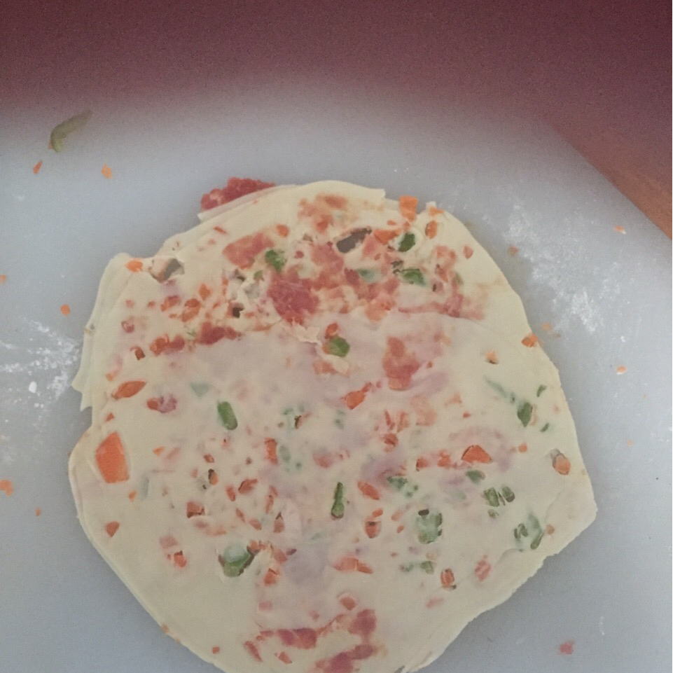水饺皮｛葱油饼｝