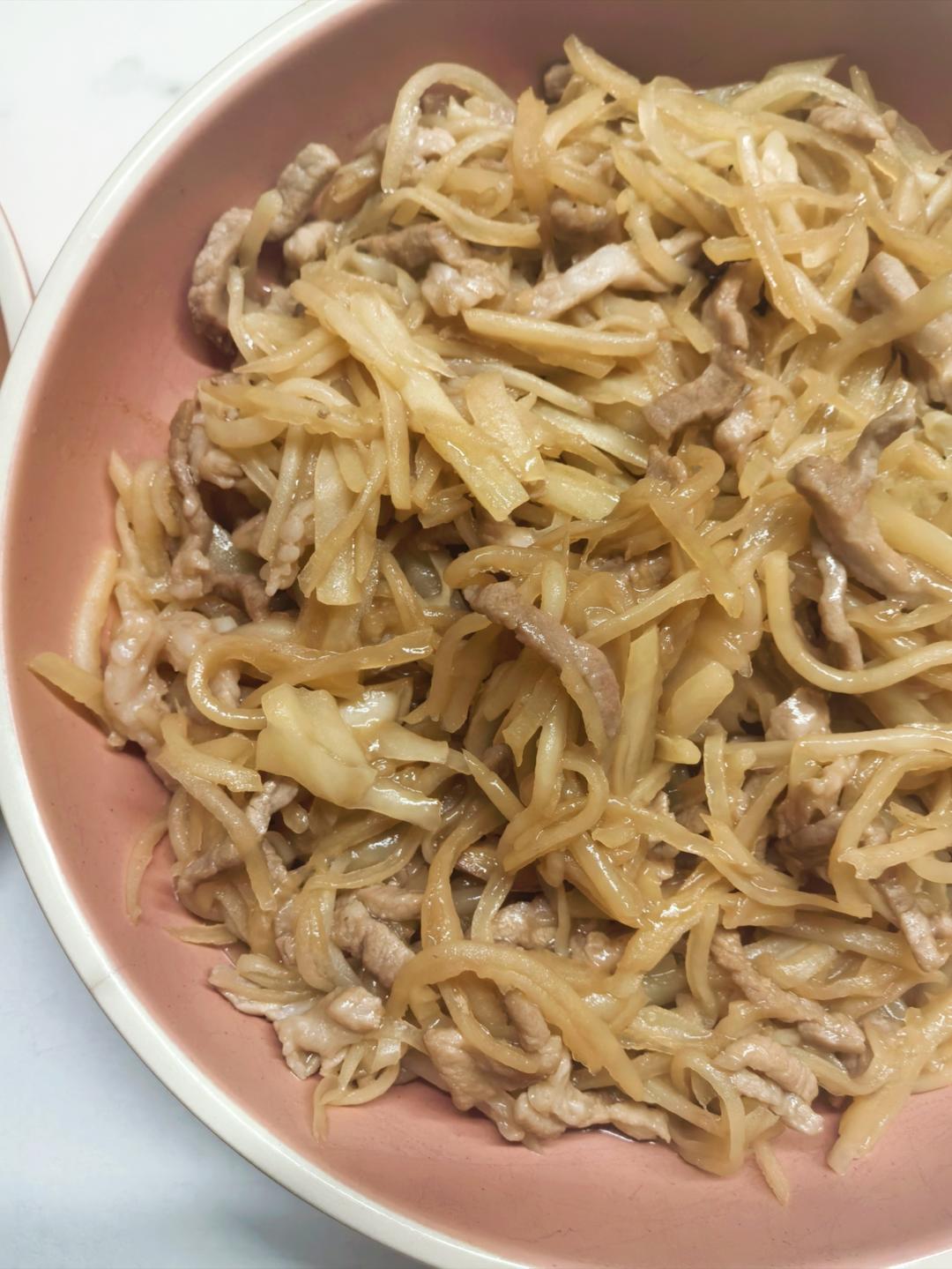 巨香的土豆丝炒肉丝