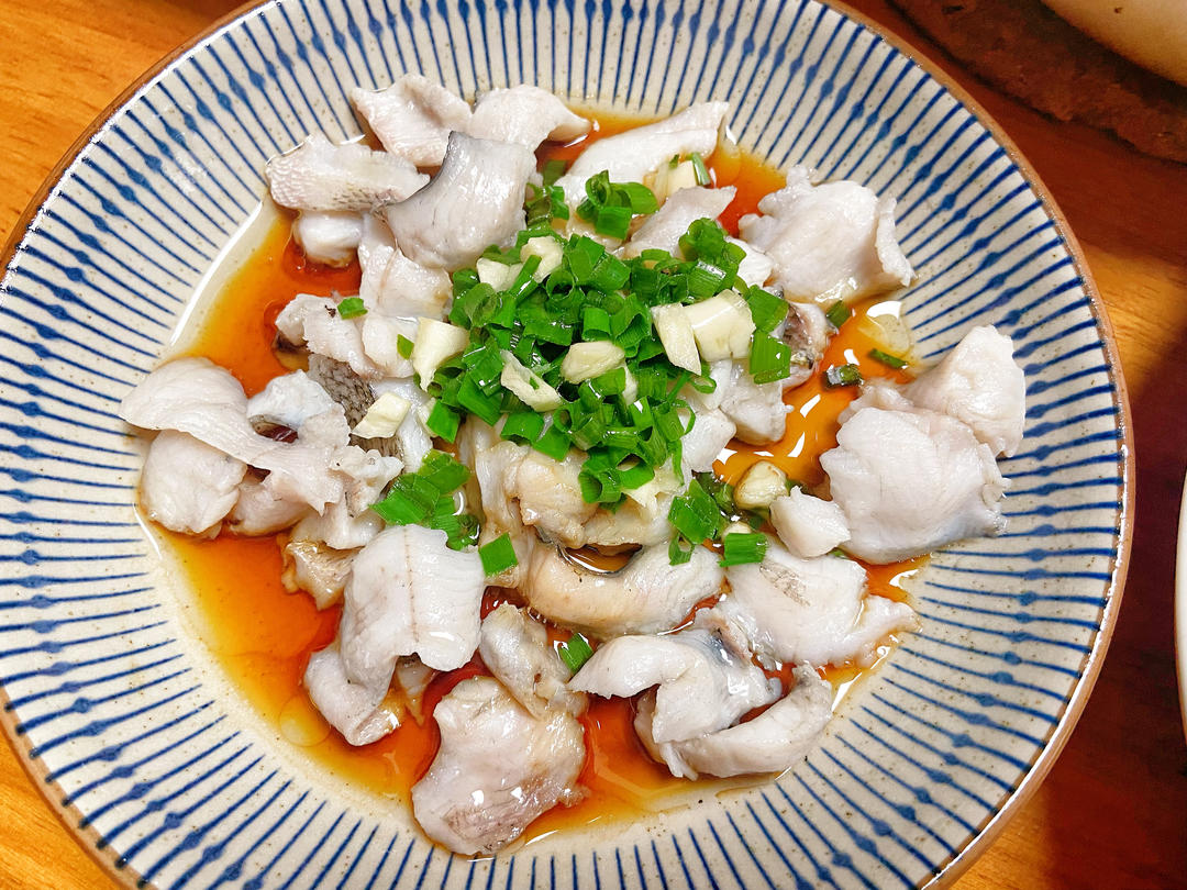 葱香嫩滑黑鱼片