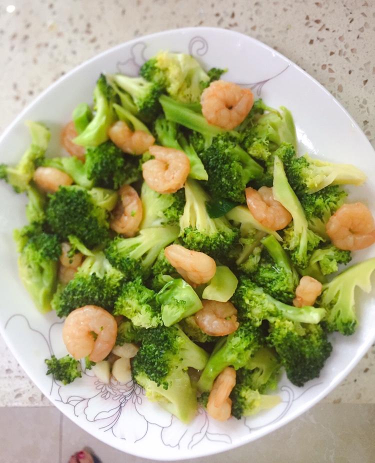 西兰花炒虾仁🍤