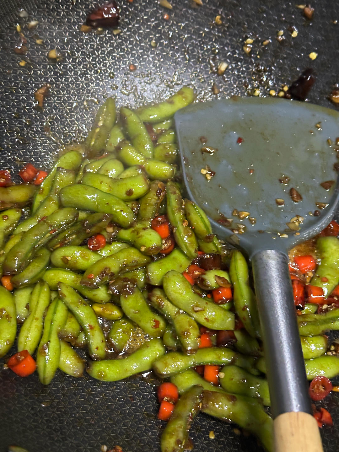 辣炒毛豆（带壳）