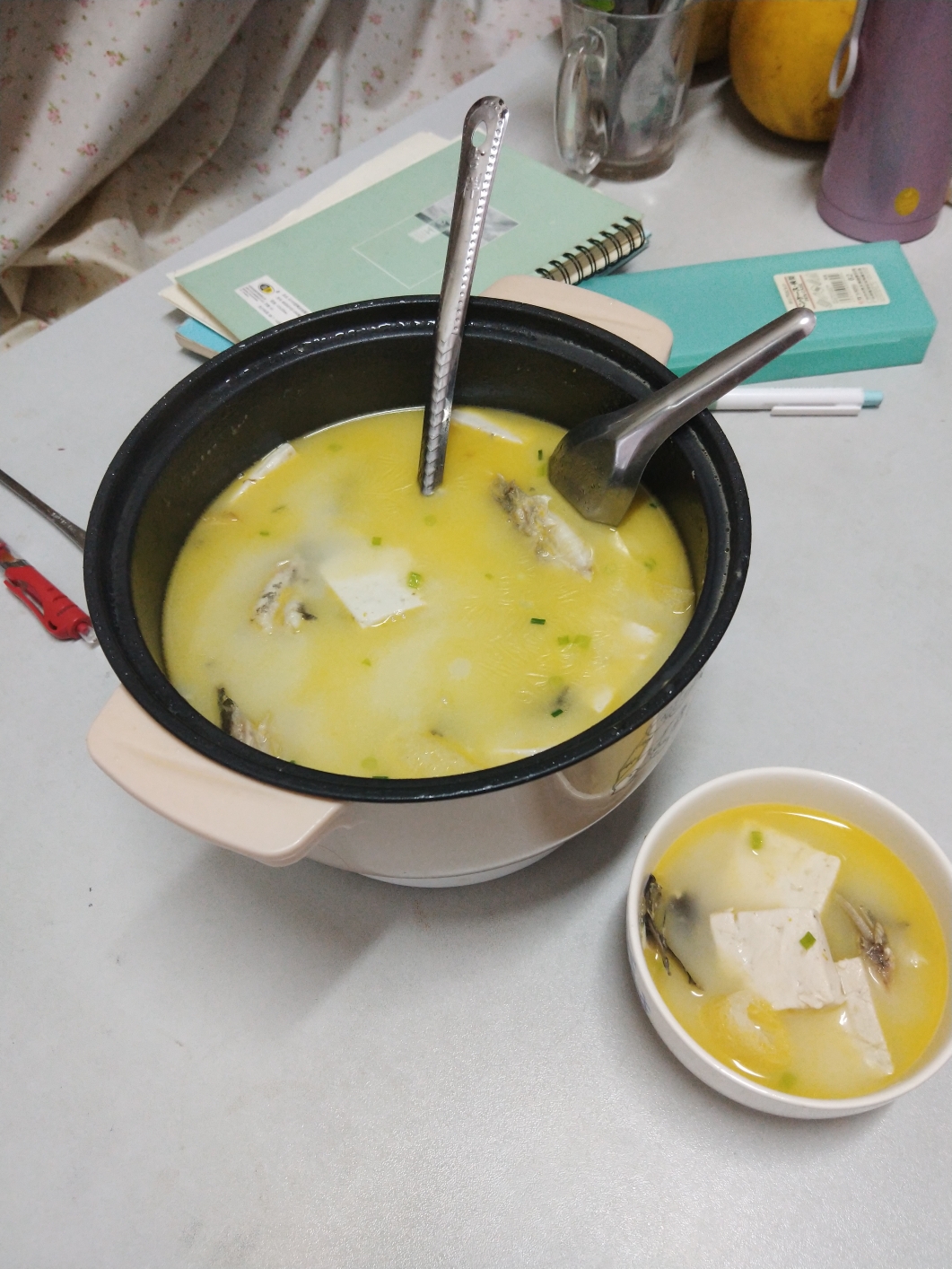 黄颡鱼汤（黄辣丁）寝室菜谱的做法 步骤7