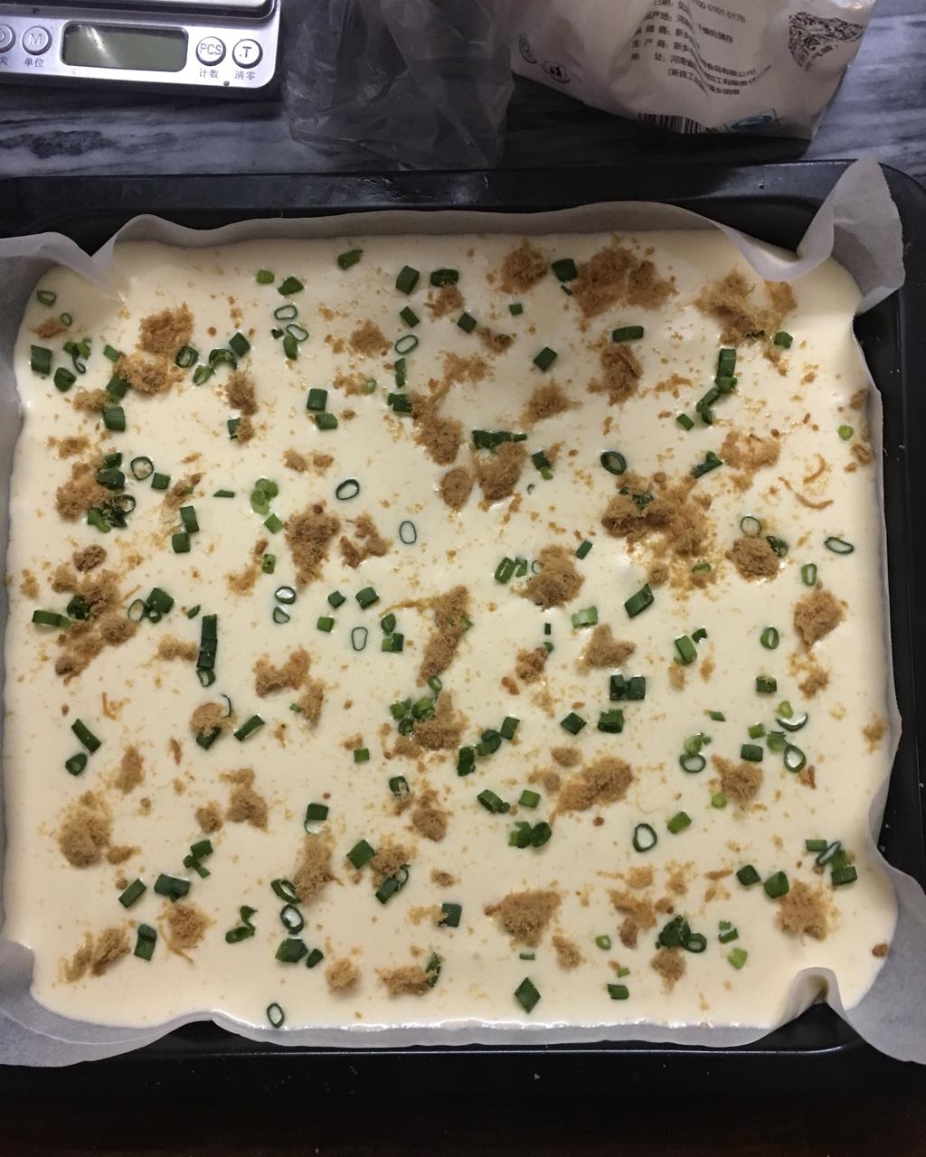 香葱肉松蛋糕卷