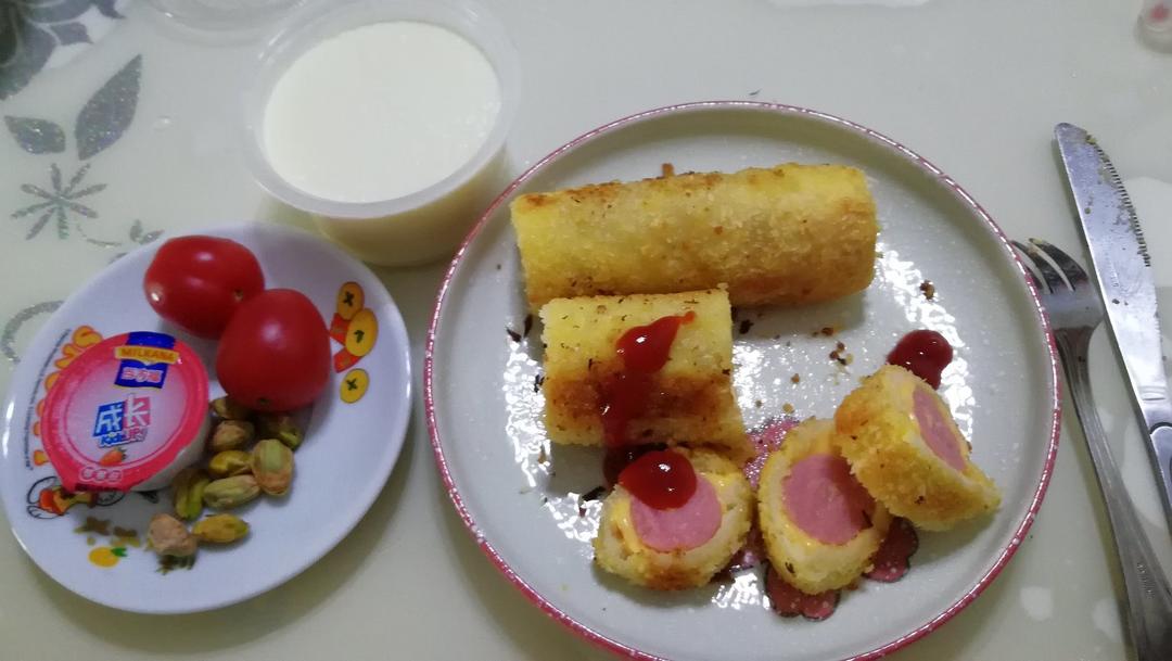 芝士香肠土司卷