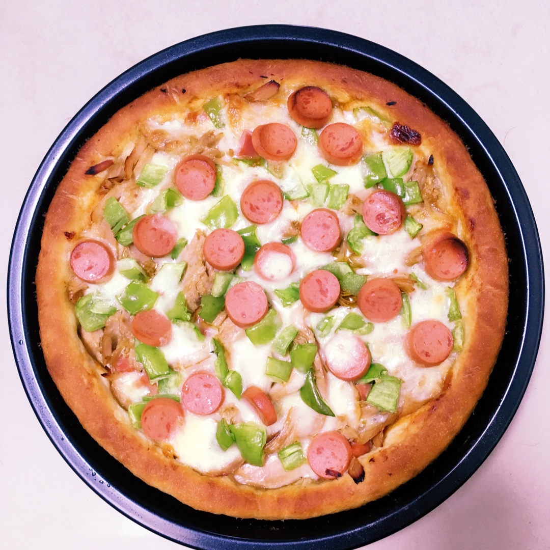 金枪鱼火腿pizza