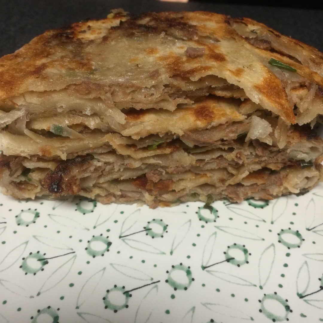 千层牛肉饼