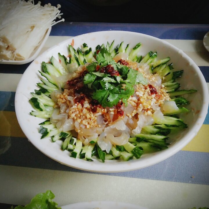 食丶美做的凉拌海蜇黄瓜丝