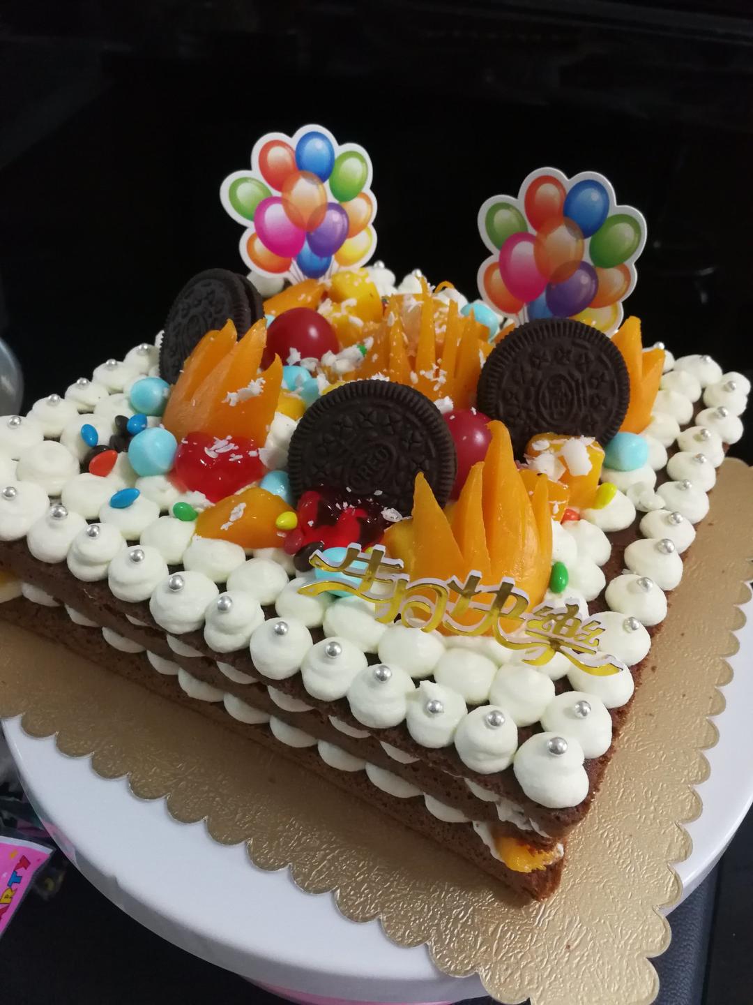 可可戚风--不减蛋很松软