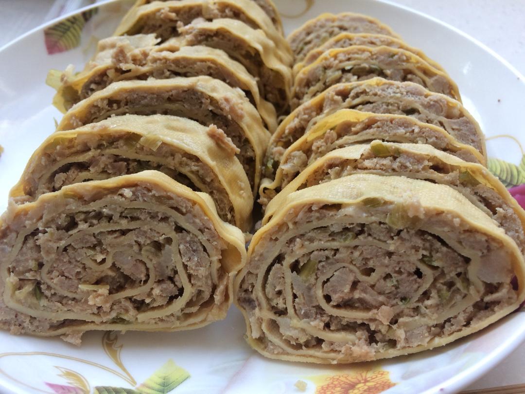 豆腐皮肉卷