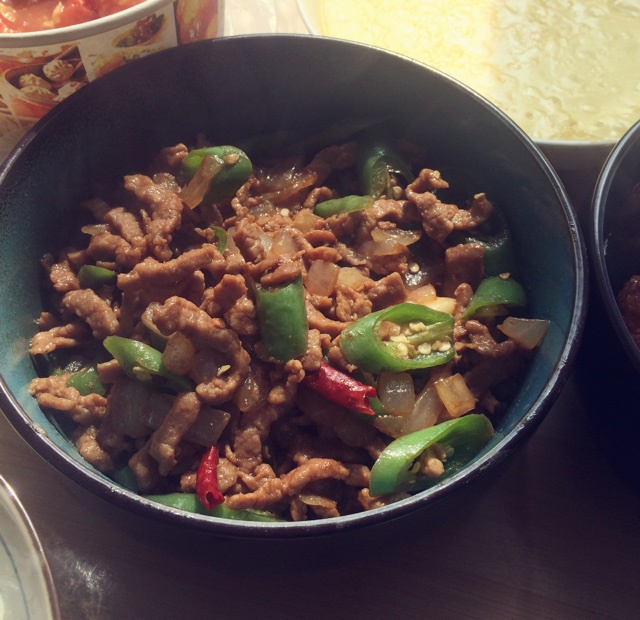 青椒牛肉