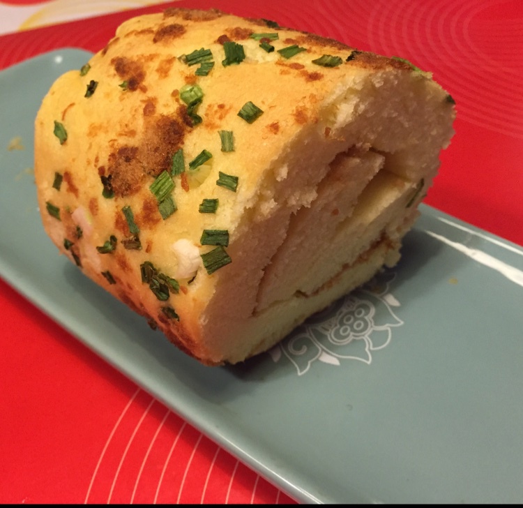 香葱肉松蛋糕卷
