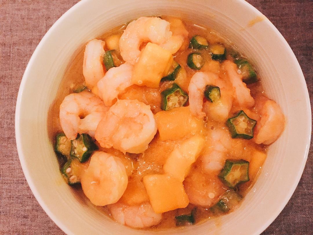 夏日清新快手菜——芒果炒虾仁