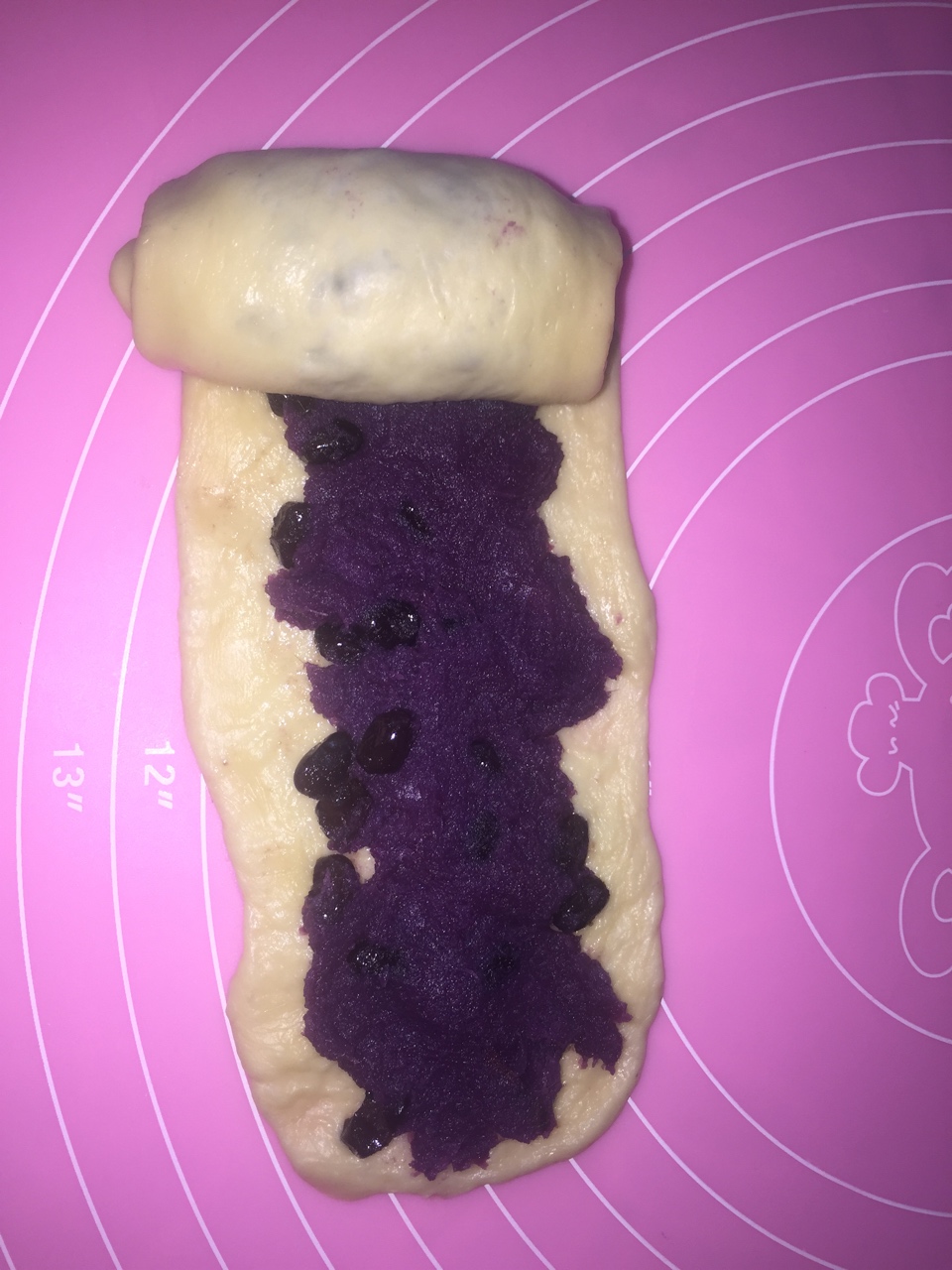 紫薯蜜豆面包的做法 步骤3