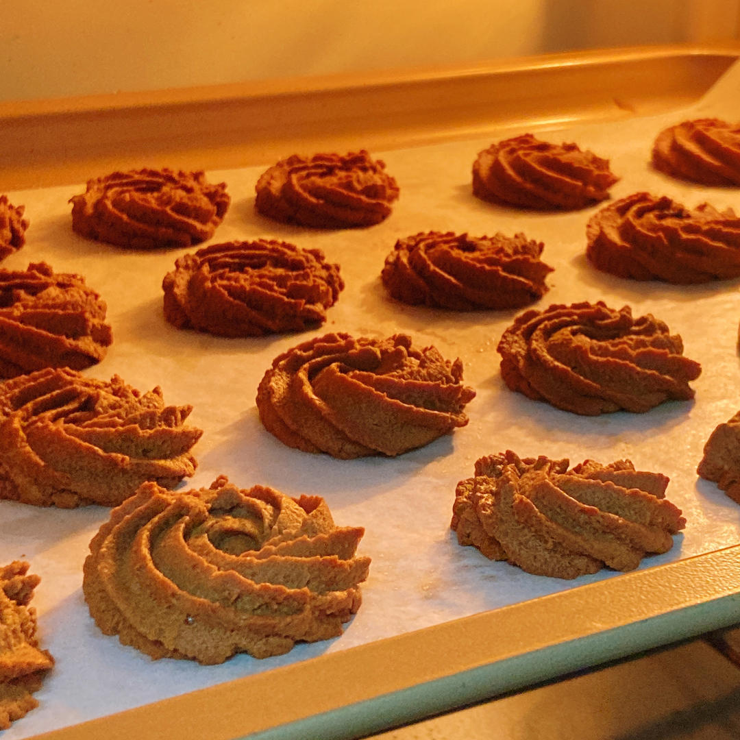 咖啡海盐奶油曲奇—消耗淡奶油