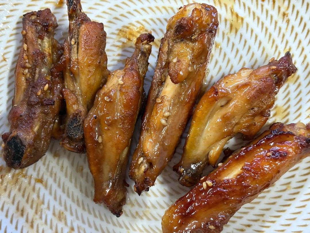 蜜汁鸡翅•不需要蜂蜜的蜜汁鸡翅