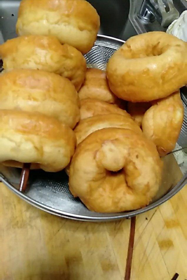 甘肃老家炸油饼、炸麻花