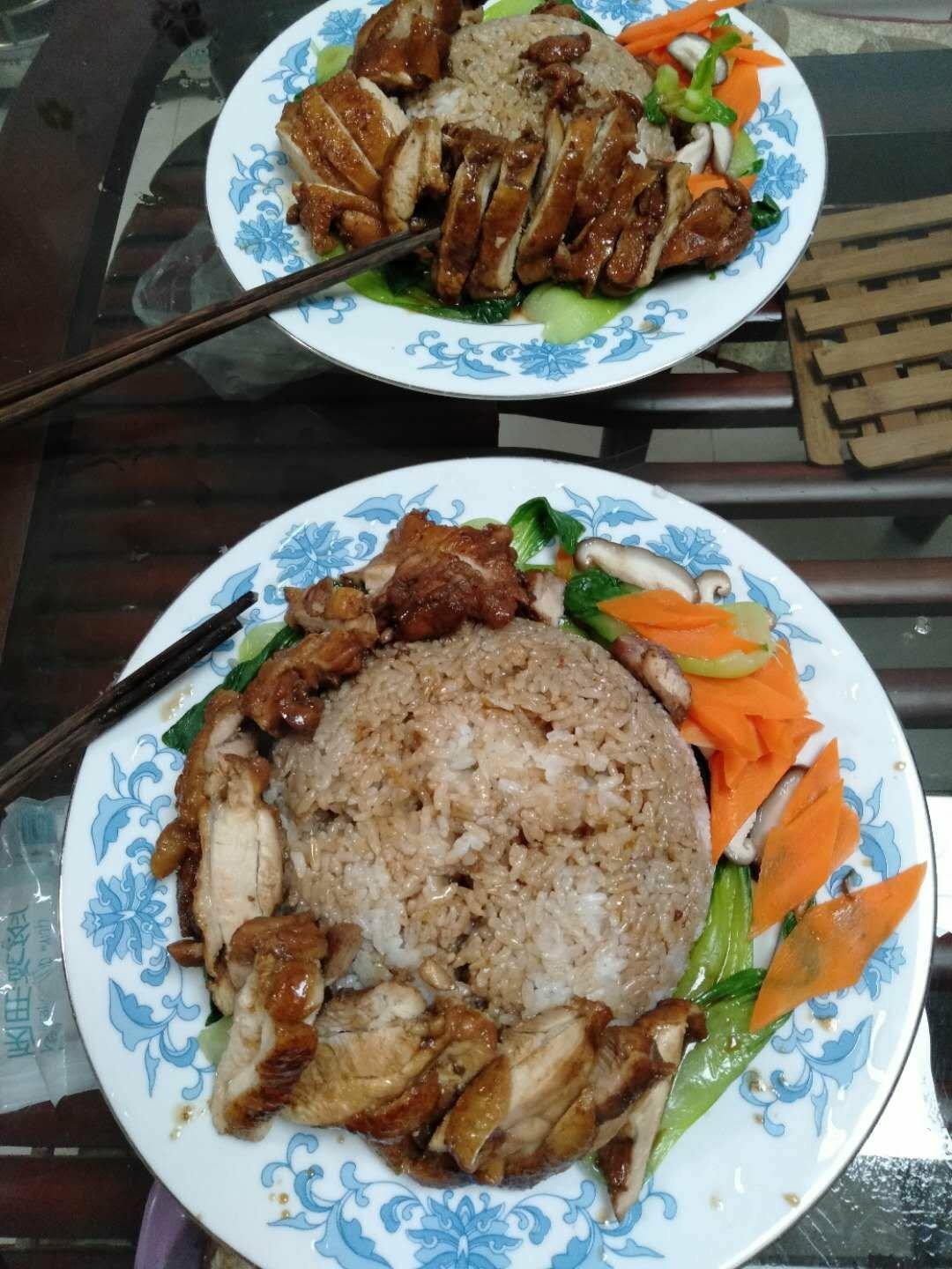 照烧鸡腿饭