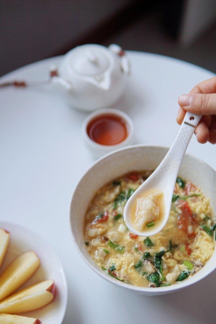 西红柿鸡蛋疙瘩汤