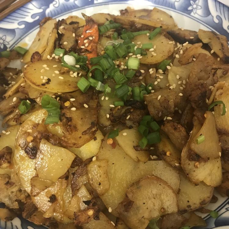 干锅土豆片