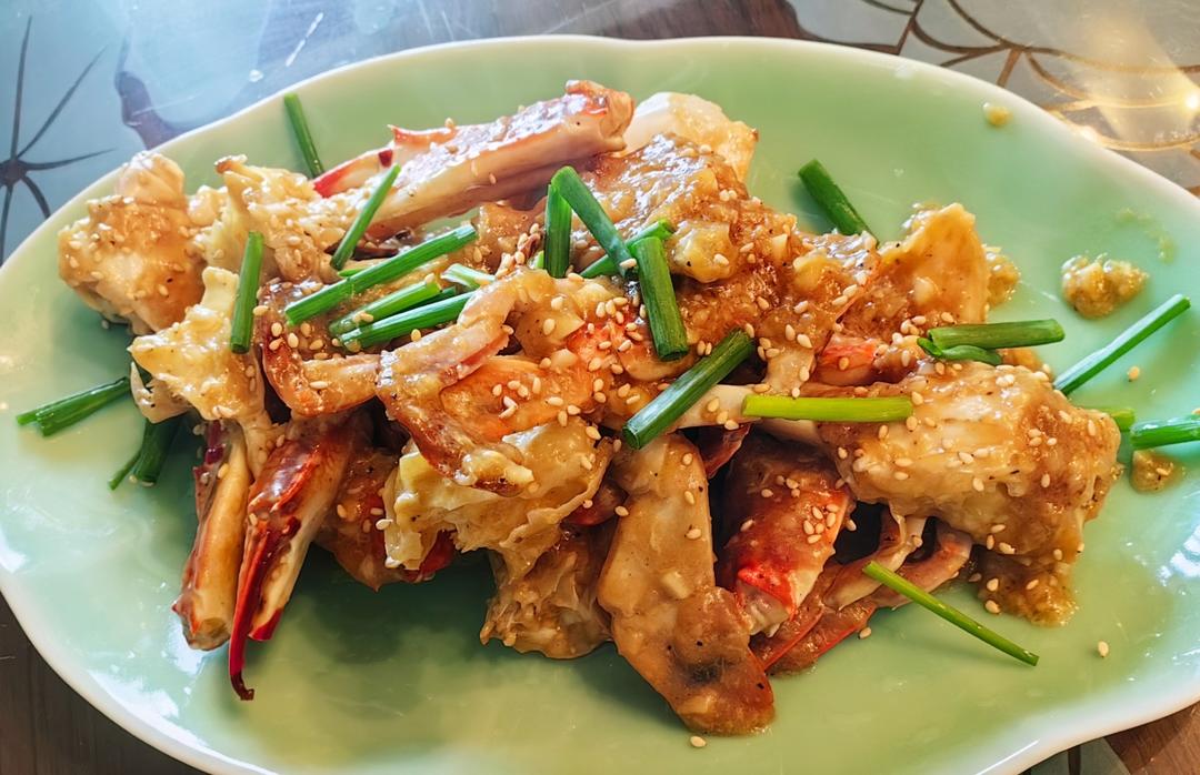 香爆梭子蟹