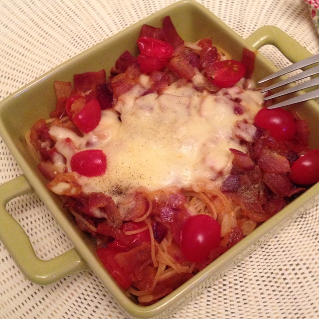 培根焗意大利面