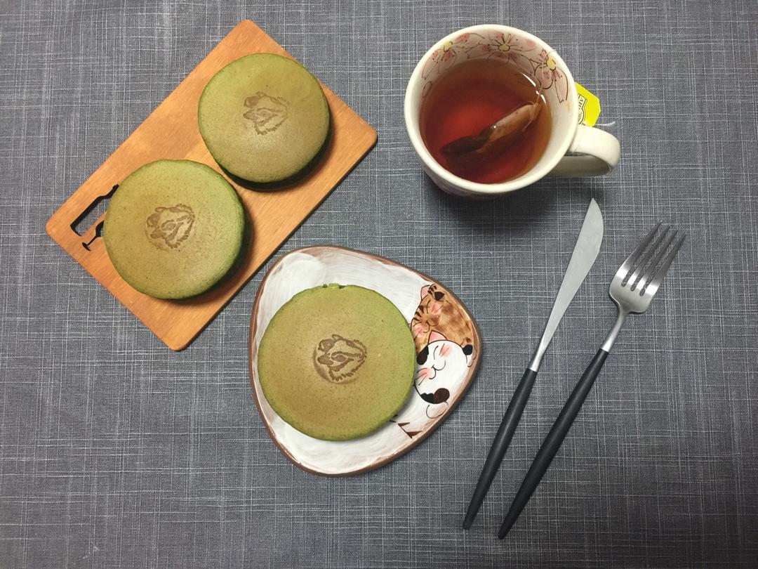 抹茶蜜豆铜锣烧