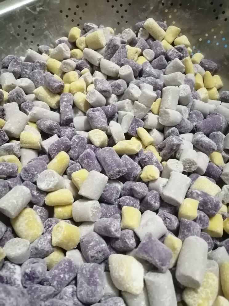 自制三色芋圆1⃣️（附上窍门详细比例）