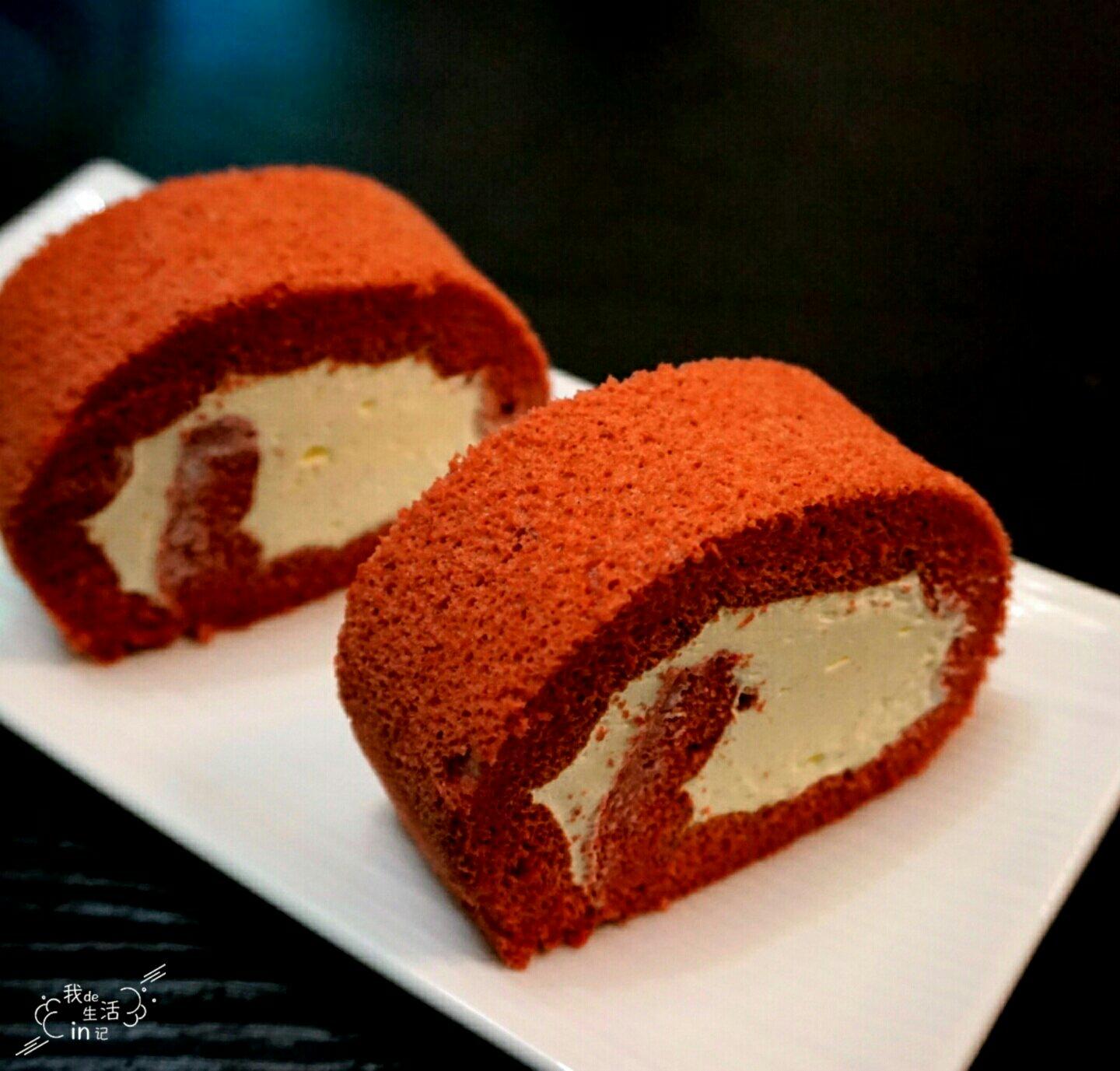 红丝绒蛋糕卷（完美毛巾底）的做法 步骤6