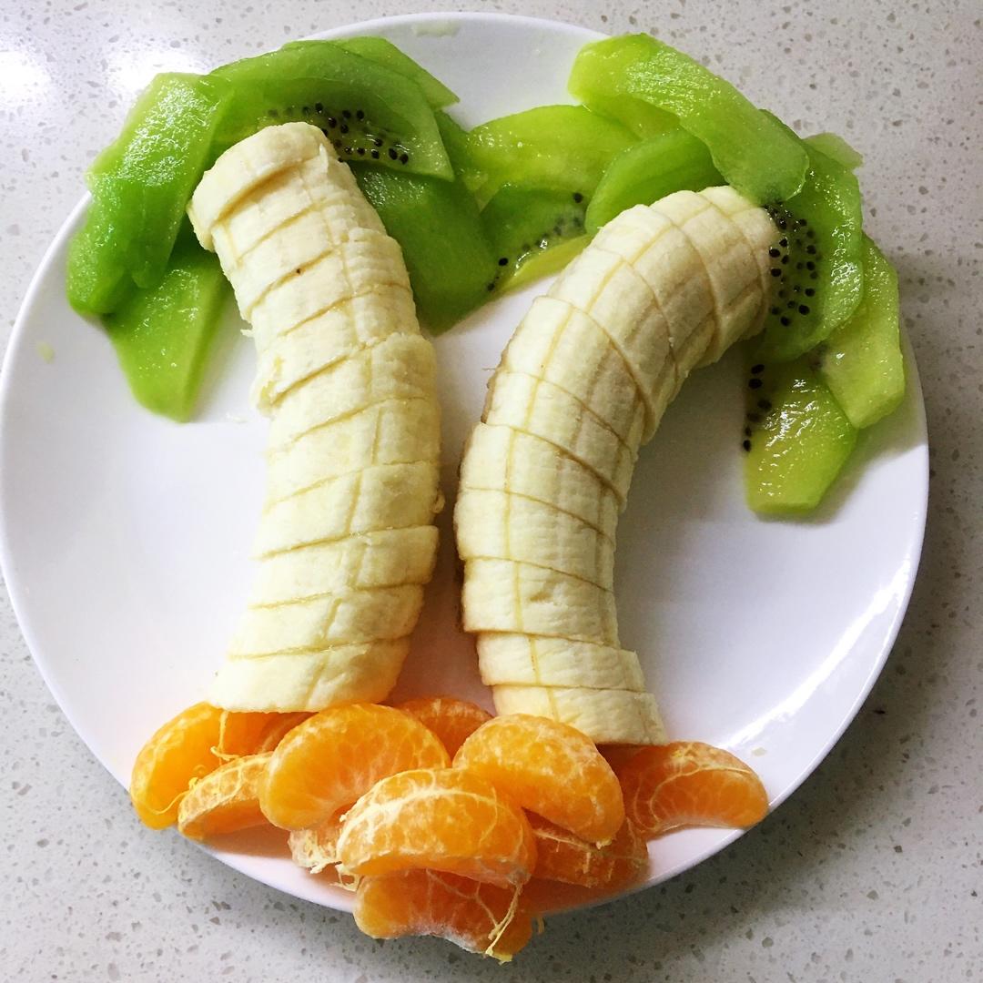 儿童早餐|看着都馋的创意水果拼盘