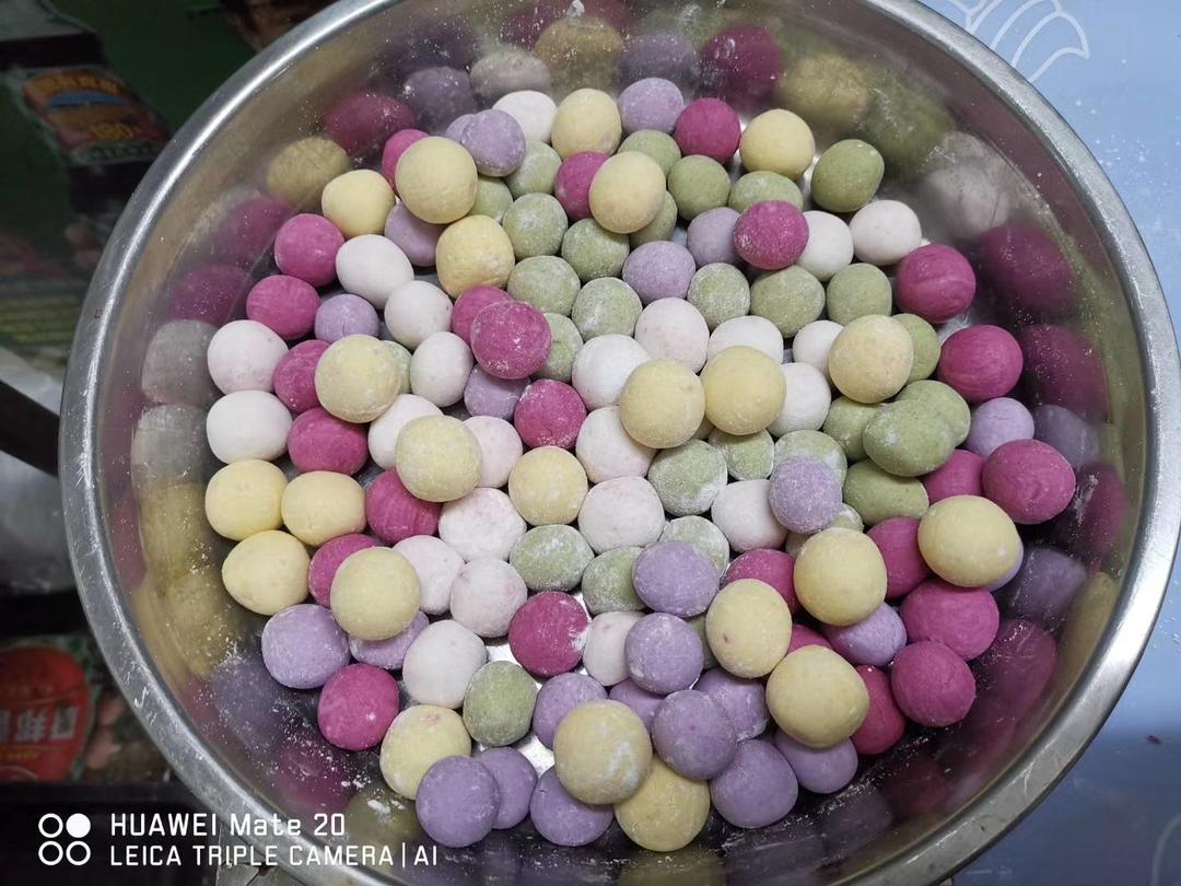 彩色小汤圆