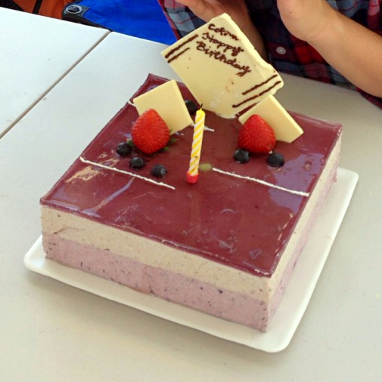 蓝莓芝士慕斯蛋糕