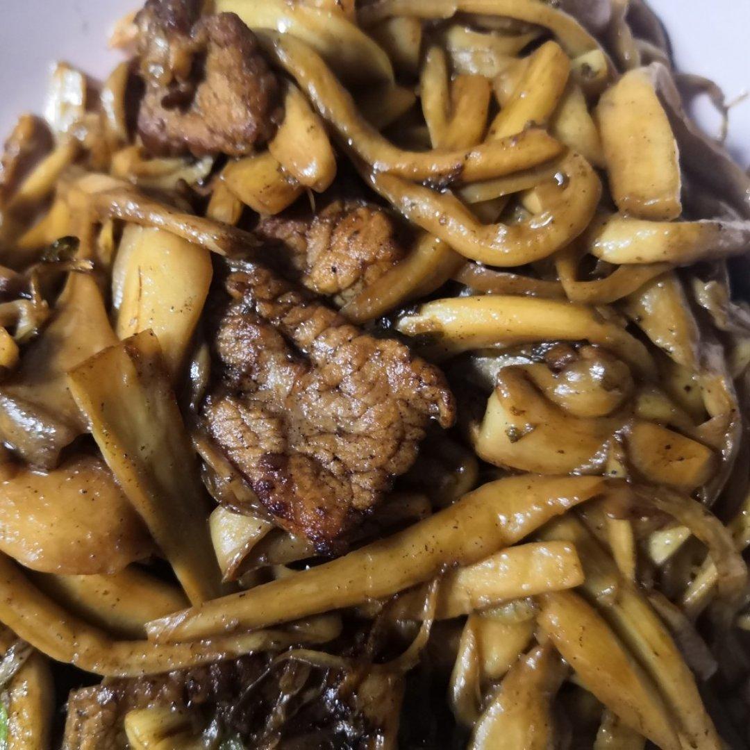 肉炒杏鲍菇