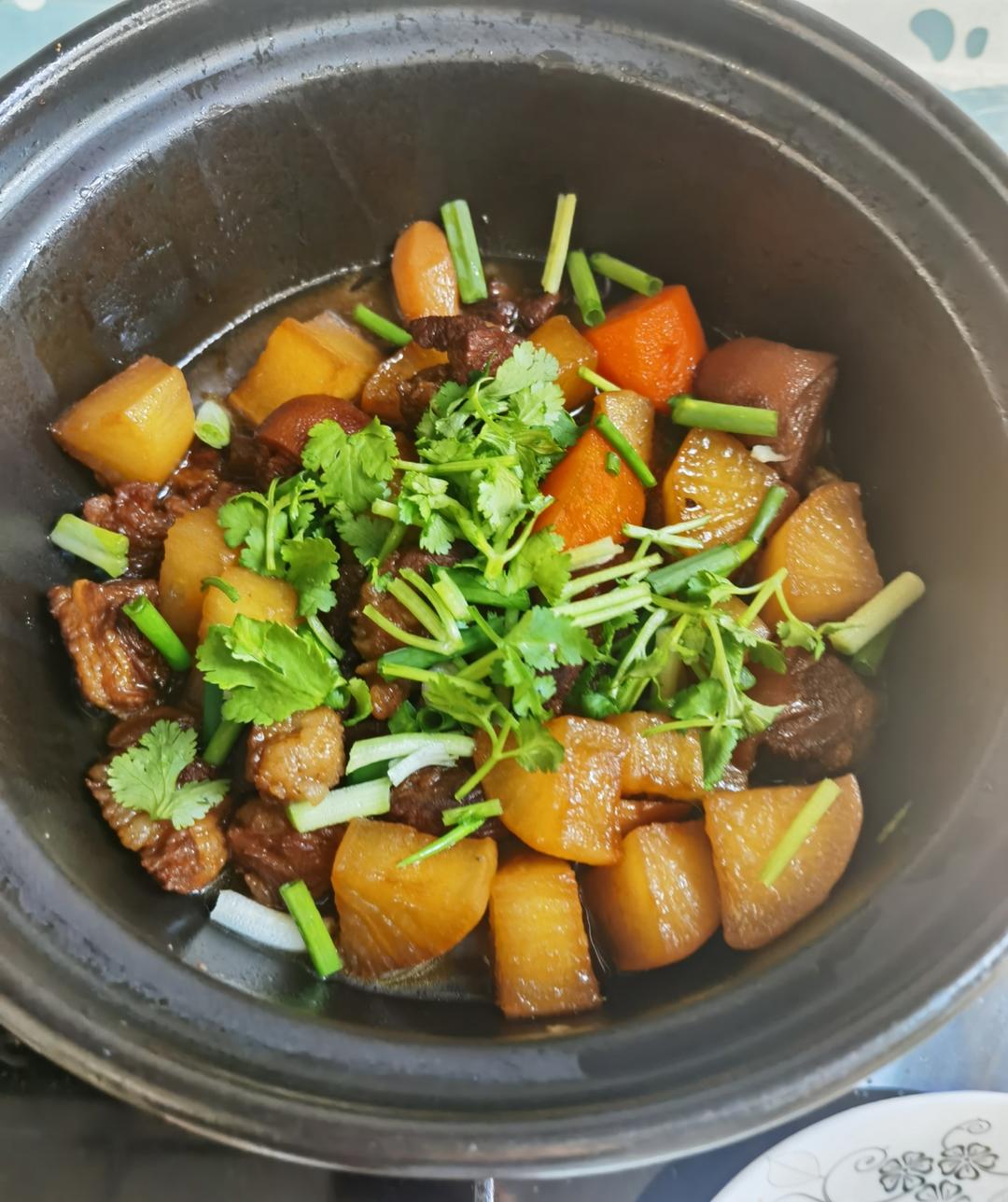 红烧羊肉炖胡萝卜