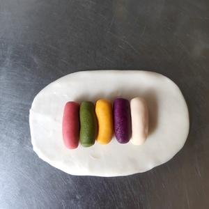 彩色螺旋酥(果蔬粉)的做法 步骤8