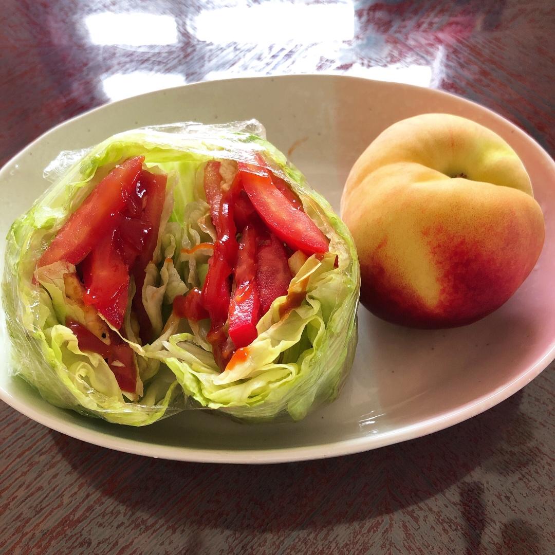 关晓彤同款生菜三明治