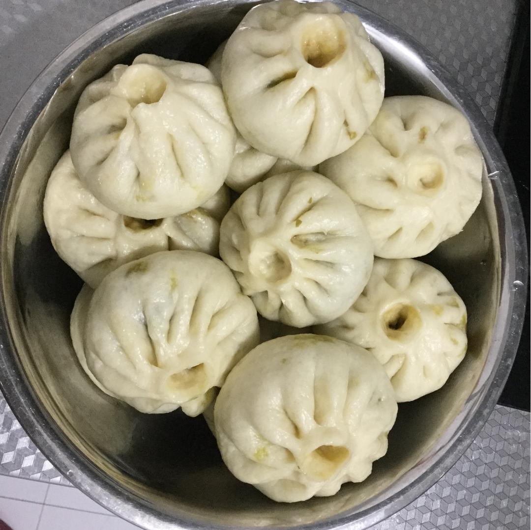豇豆角鸡蛋馅素包子（超详细带图）